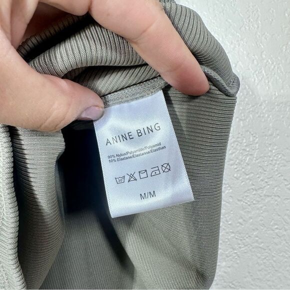 Anine Bing Morgan Tank in Green Khaki Size M - Picture 7 of 8